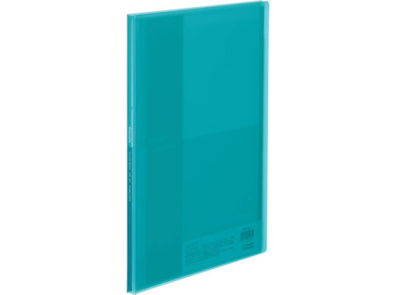 コクヨ クリヤーブック(Glassele)固定式 A4 10P ライトブルー 1冊（ご注文単位1冊)【直送品】