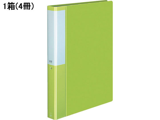 コクヨ クリヤーブック POSITY 固定式A4 60ポケット ライトグリーン4冊 1箱（ご注文単位1箱)【直送品】