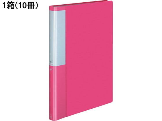 コクヨ クリヤーブック POSITY 固定式A4 40ポケット ピンク 10冊 1箱（ご注文単位1箱)【直送品】