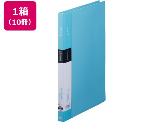 キングジム シンプリーズZファイル A4タテ とじ厚12mm 水色 10冊 1箱（ご注文単位1箱)【直送品】