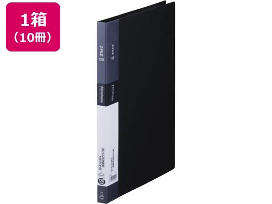 キングジム シンプリーズZファイル A4タテ とじ厚12mm 黒 10冊 1箱（ご注文単位1箱)【直送品】