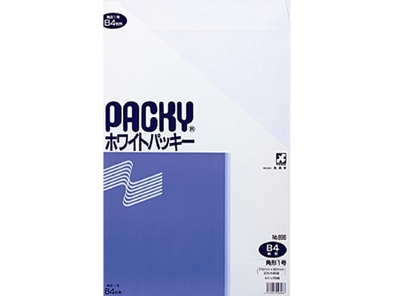 >高春堂 ホワイトパッキー 角1(B4用) 100g／㎡ 5枚 896 1袋（ご注文単位1袋)【直送品】