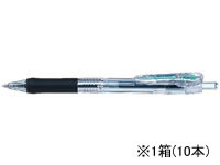 ゼブラ タプリクリップ 0.4 ボールペン 黒 10本 BNH5-BK 1箱（ご注文単位1箱)【直送品】