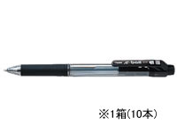 ぺんてる ドットイーボール 0.7mm 黒 10本 BK127-A 1箱（ご注文単位1箱)【直送品】