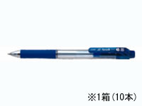 ぺんてる ドットイーボール 0.7mm 青 10本 BK127-C 1箱（ご注文単位1箱)【直送品】