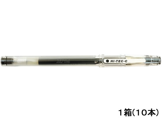 パイロット ハイテックC04 超極細0.4mm 黒 10本 LH-20C4-B 1箱（ご注文単位1箱)【直送品】