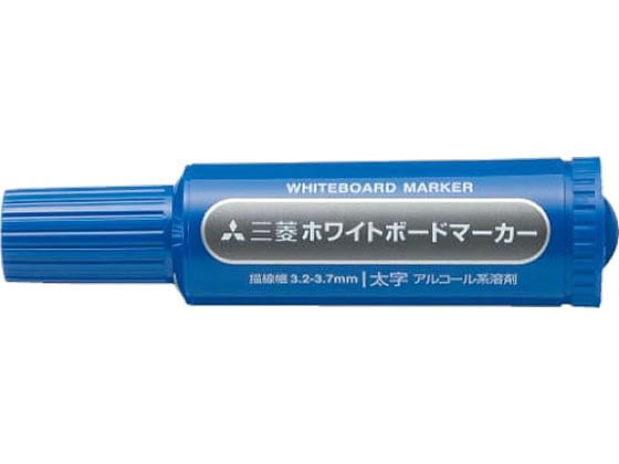 三菱鉛筆 ホワイトボードマーカー 太字 青 PWB7M.33 1本（ご注文単位1本)【直送品】