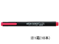 コクヨ 蛍光OAマーカー プリフィクス シングル ピンク10本 PM-L102P 1箱（ご注文単位1箱)【直送品】