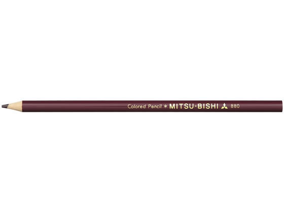 三菱鉛筆 色鉛筆 K880 こいあかむらさき K880.35 1本（ご注文単位1本)【直送品】