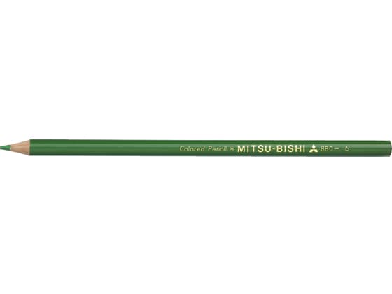 三菱鉛筆 色鉛筆 K880 みどり K880.6 1本（ご注文単位1本)【直送品】