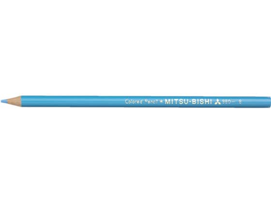 三菱鉛筆 色鉛筆 K880 単色 みずいろ 1本 K880.8 1本（ご注文単位1本)【直送品】