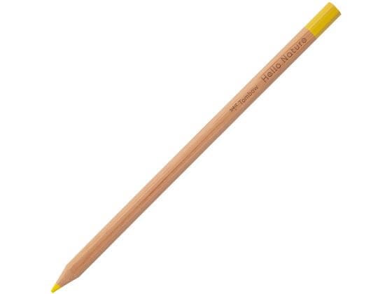 トンボ鉛筆 色鉛筆 ハローネイチャー 黄色 CB-KHN03 1本（ご注文単位1本)【直送品】