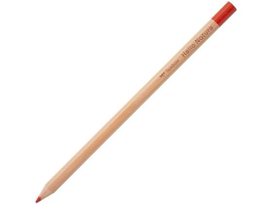 トンボ鉛筆 色鉛筆 ハローネイチャー 赤 CB-KHN25 1本（ご注文単位1本)【直送品】