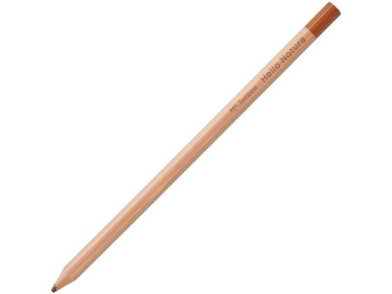 トンボ鉛筆 色鉛筆 ハローネイチャー 茶色 CB-KHN31 1本（ご注文単位1本)【直送品】