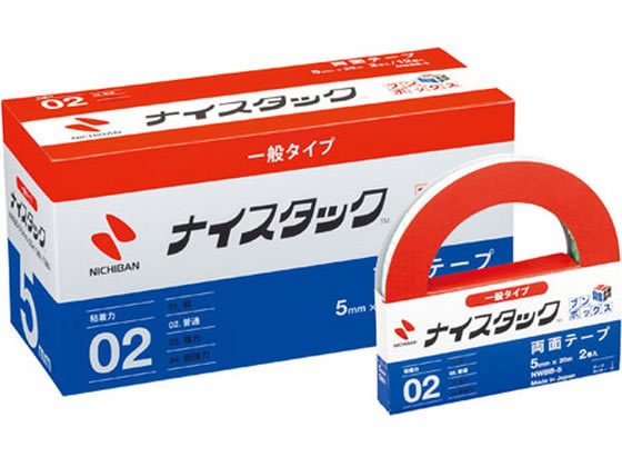 【直送品】再生紙両面テープ ナイスタック ブンボックス 24巻 1箱（ご注文単位1箱)