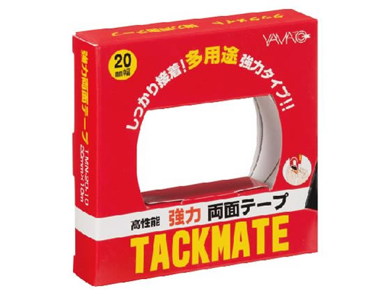 ヤマト 両面テープ タックメイト 20mm×10m TMN-20-10 1巻（ご注文単位1巻)【直送品】