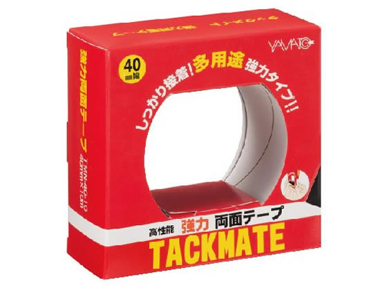 ヤマト 両面テープ タックメイト 40mm×10m TMN-40-10 1巻（ご注文単位1巻)【直送品】