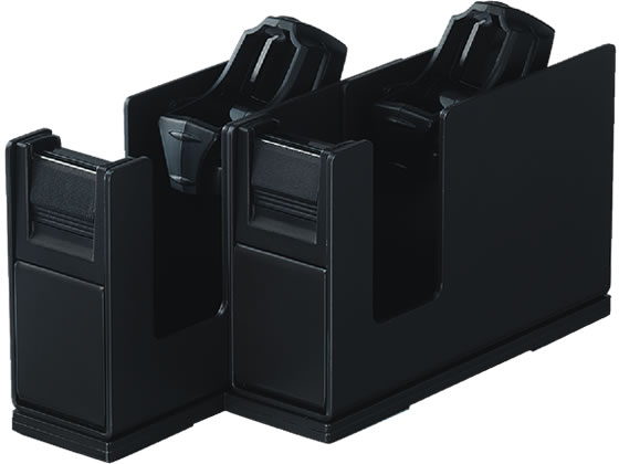 【直送品】コクヨ テープカッター〈カルカット〉2連タイプ 黒 T-SM110D 1台（ご注文単位1台)