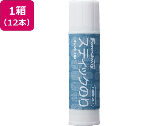 Forestway スティックのり 25g 12本 1箱（ご注文単位1箱)【直送品】