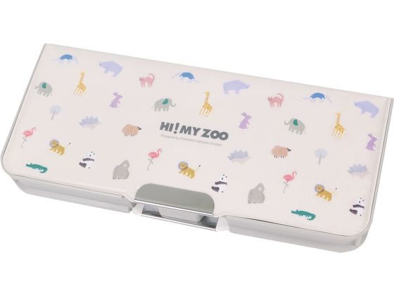 >クツワ HI!MY ZOO 筆入 カラー HZ022A 1個（ご注文単位1個)【直送品】