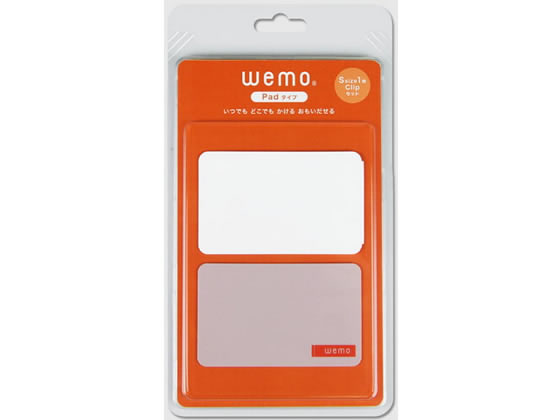 コスモテック ウェアラブルメモ パッドタイプ S+クリップP wemo P-P&C(S) 1個（ご注文単位1個)【直送品】