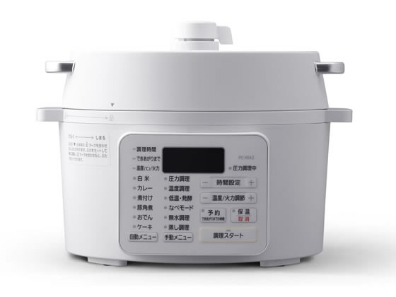 【直送品】アイリスオーヤマ 電気圧力鍋 2.2L PC-MA2-W 1台（ご注文単位1台)