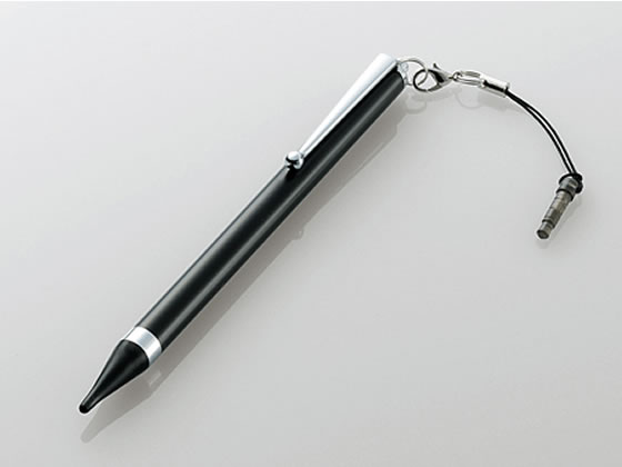 エレコム 極細タッチペン ロングタイプ ブラック P-TPLFBK 1本（ご注文単位1本)【直送品】
