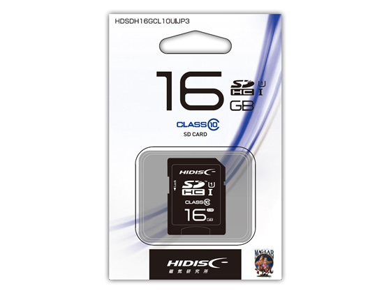 HIDISC SDHCカードUHS-1CLASS10 16GB HDSDH16GCL10UIJP3 1個（ご注文単位1個)【直送品】