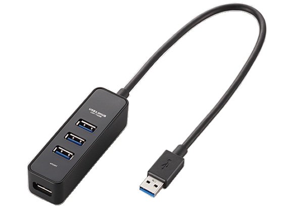 エレコム マグネット付USB3.0ハブ バスパワー4ポート 黒 U3H-T405BBK 1個（ご注文単位1個)【直送品】