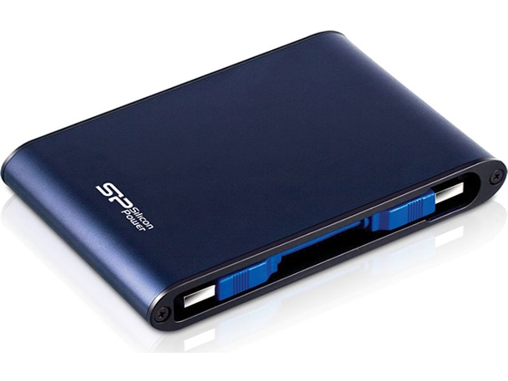 シリコンパワー ポータブルHDD 1TB SP010TBPHDA80S3B 1台（ご注文単位1台)【直送品】