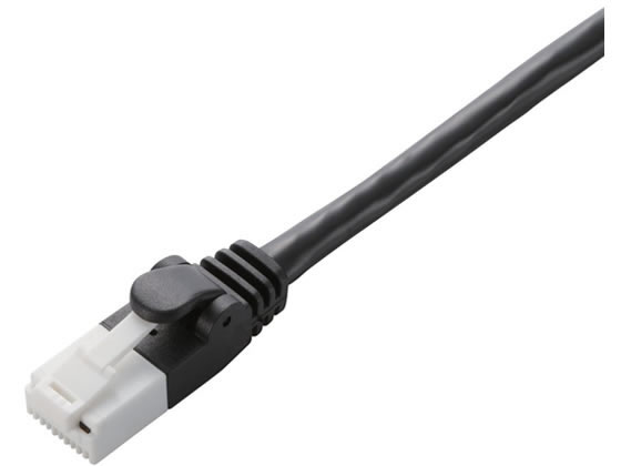 エレコム CAT6対応 LANケーブル 10mブラック LD-GPT BK10 RS 1本（ご注文単位1本)【直送品】