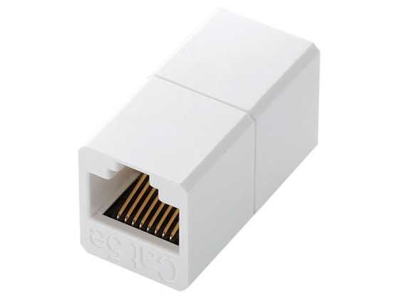 エレコム RJ-45延長コネクタ LD-RJ45JJ5Y2 1個（ご注文単位1個)【直送品】