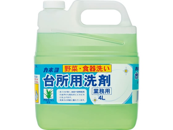 カネヨ石鹸 台所用洗剤 4L 1本（ご注文単位1本)【直送品】