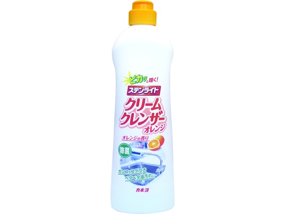 >カネヨ石鹸 ステンライト クリ-ムクレンザー オレンジ 400g 1本（ご注文単位1本)【直送品】