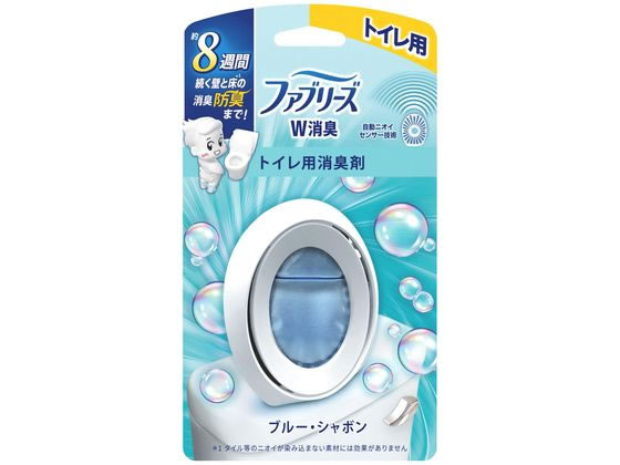 P&G ファブリーズ W消臭 トイレ用消臭剤 ブルー・シャボン 1個（ご注文単位1個)【直送品】