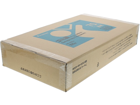 【直送品】Forestway ゴミ袋(ティッシュBOXタイプ)透明 70L 100枚 1箱（ご注文単位1箱)