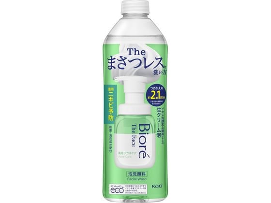 KAO ビオレ ザ・フェイス 泡洗顔料 アクネケア つめかえ用 340ml 1本（ご注文単位1本)【直送品】