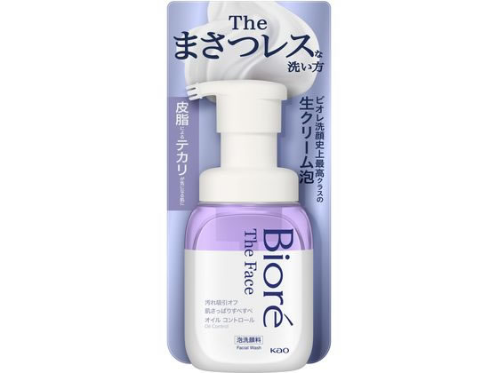 KAO ビオレ ザ・フェイス 泡洗顔料 オイルコントロール 本体 200ml 1本（ご注文単位1本)【直送品】