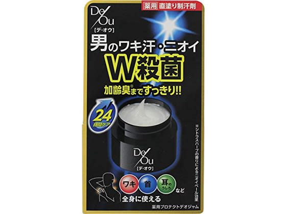 ロート製薬 デ・オウ 薬用プロテクト デオジャム 制汗剤 50g 1個（ご注文単位1個)【直送品】