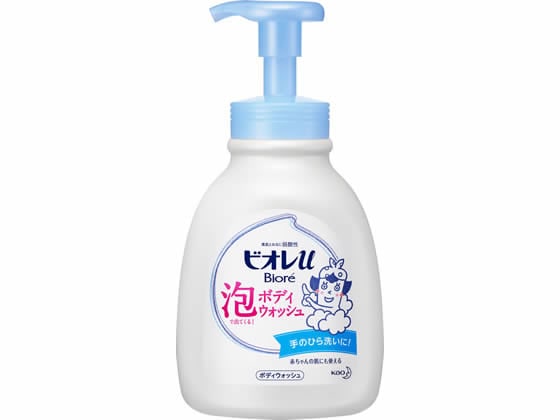 【直送品】KAO ビオレu泡で出てくるボディウォッシュ ポンプ 600ml 1本（ご注文単位1本)