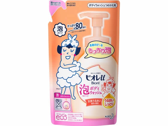 KAO ビオレu 泡で出てくるうるおいしっとり詰替用 480ml 1個（ご注文単位1個)【直送品】