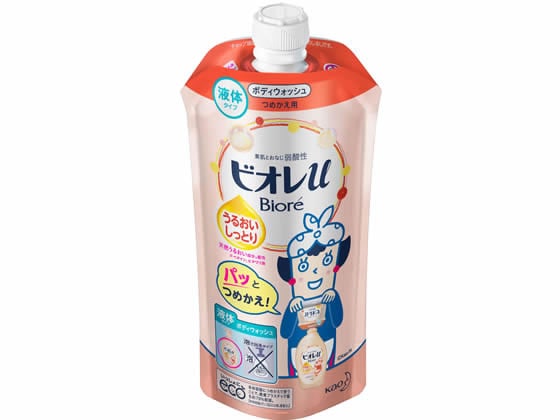 KAO ビオレu うるおいしっとり つめかえ用 340ml 1個（ご注文単位1個)【直送品】