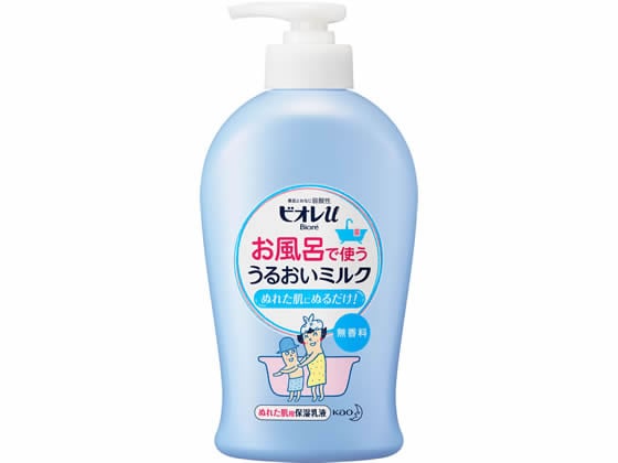 KAO ビオレu お風呂で使ううるおいミルク 無香料 300ml 1本（ご注文単位1本)【直送品】