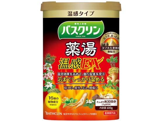 >バスクリン バスクリン 薬湯温感EX600g 348869 1個（ご注文単位1個)【直送品】