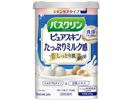 バスクリン バスクリン ピュアスキンしっとり肌600g 348870 1個（ご注文単位1個)【直送品】