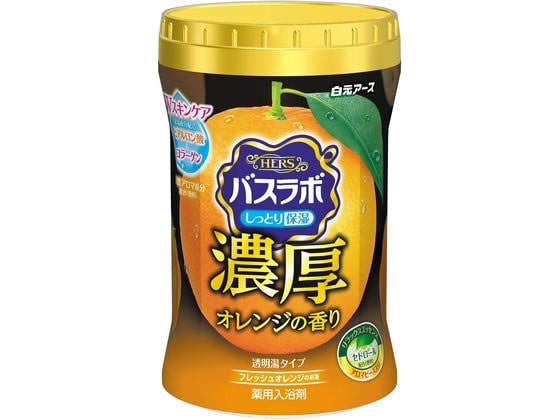 >白元アース HERSバスラボボトル 濃厚オレンジ 600g 1本（ご注文単位1本)【直送品】