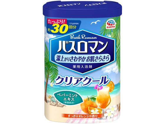 >アース製薬 バスロマン クリアクール 600g 1個（ご注文単位1個)【直送品】