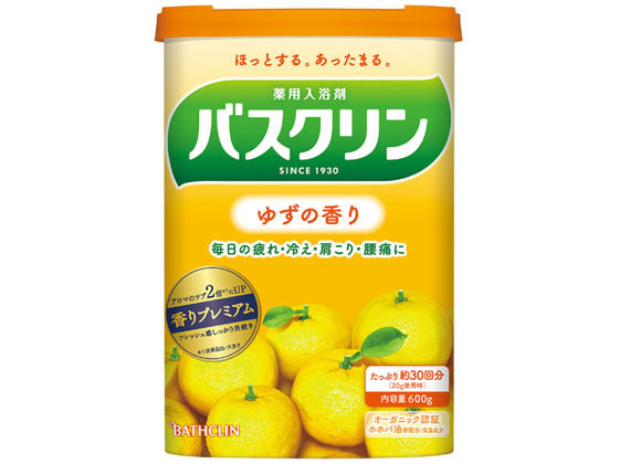 バスクリン バスクリン ゆずの香り 600g 1個（ご注文単位1個)【直送品】