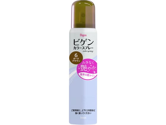 >ホーユー ビゲン カラースプレー 6 自然な褐色 82g(125ml) 1本（ご注文単位1本)【直送品】