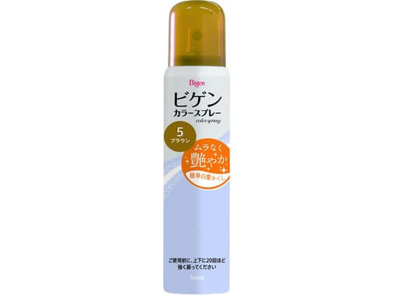 >ホーユー ビゲン カラースプレー 5 深い栗色 82g(125ml) 1本（ご注文単位1本)【直送品】